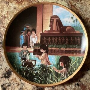 Precious Moments “The Baby Moses” collector plate